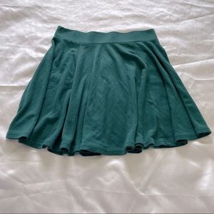 H&M Skater Style Skirt Emerald Green Small-Medium